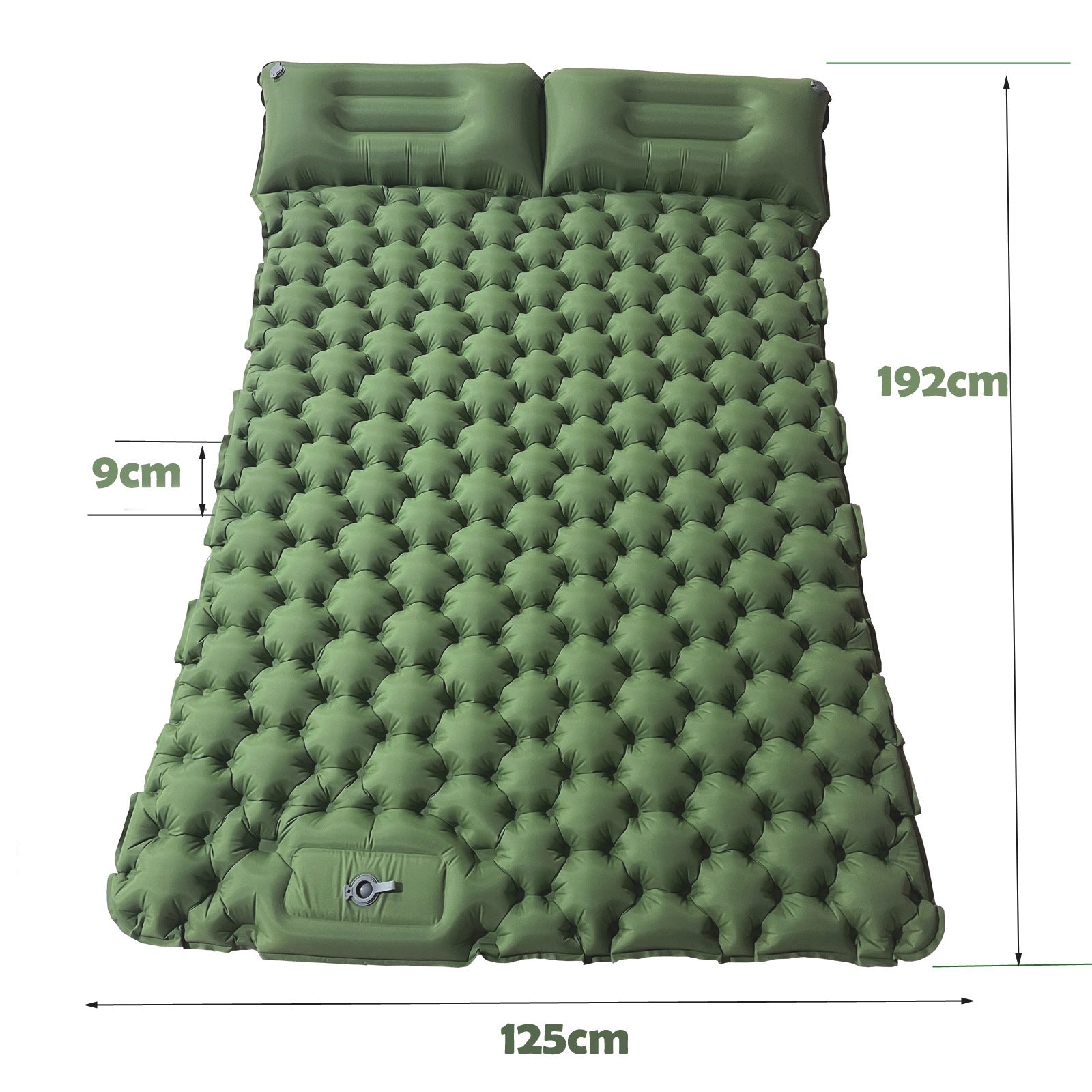 Inflatable Double Camping Mattress for Outdoor Use
