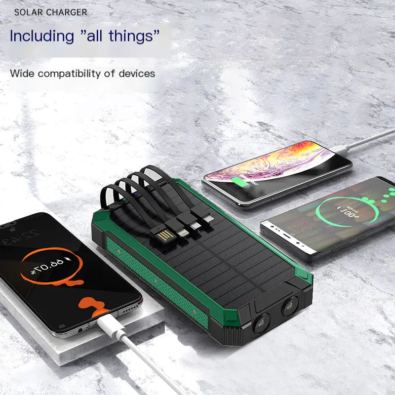 SolarCharge High-Capacity Outdoor Power Bank