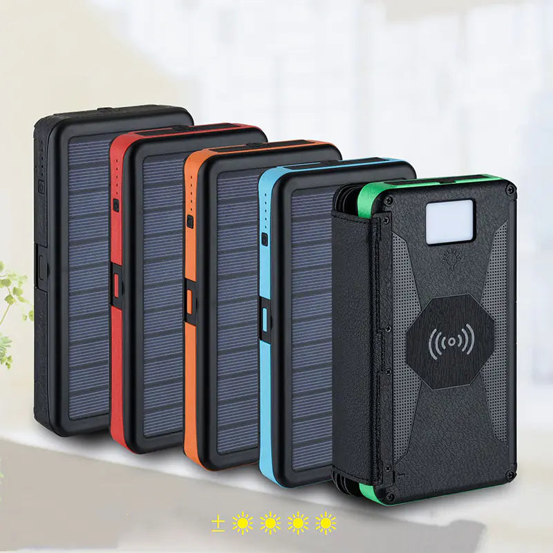 20000mAh Waterproof Magnetic Solar Power Bank
