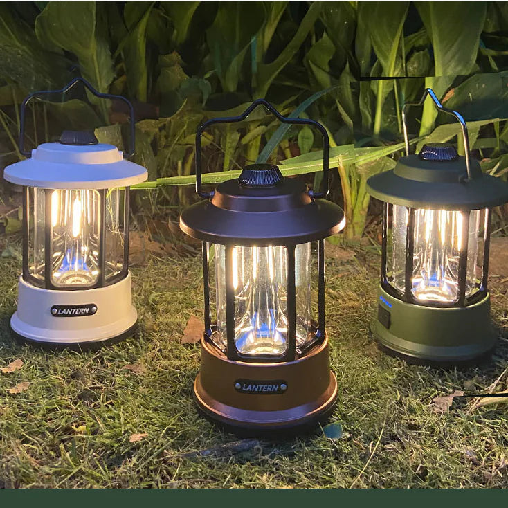 Vintage Campsite Glow Lamp