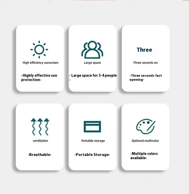 3-4 Double Automatic Camping Tent