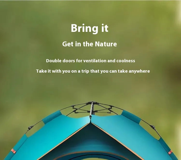 3-4 Double Automatic Camping Tent