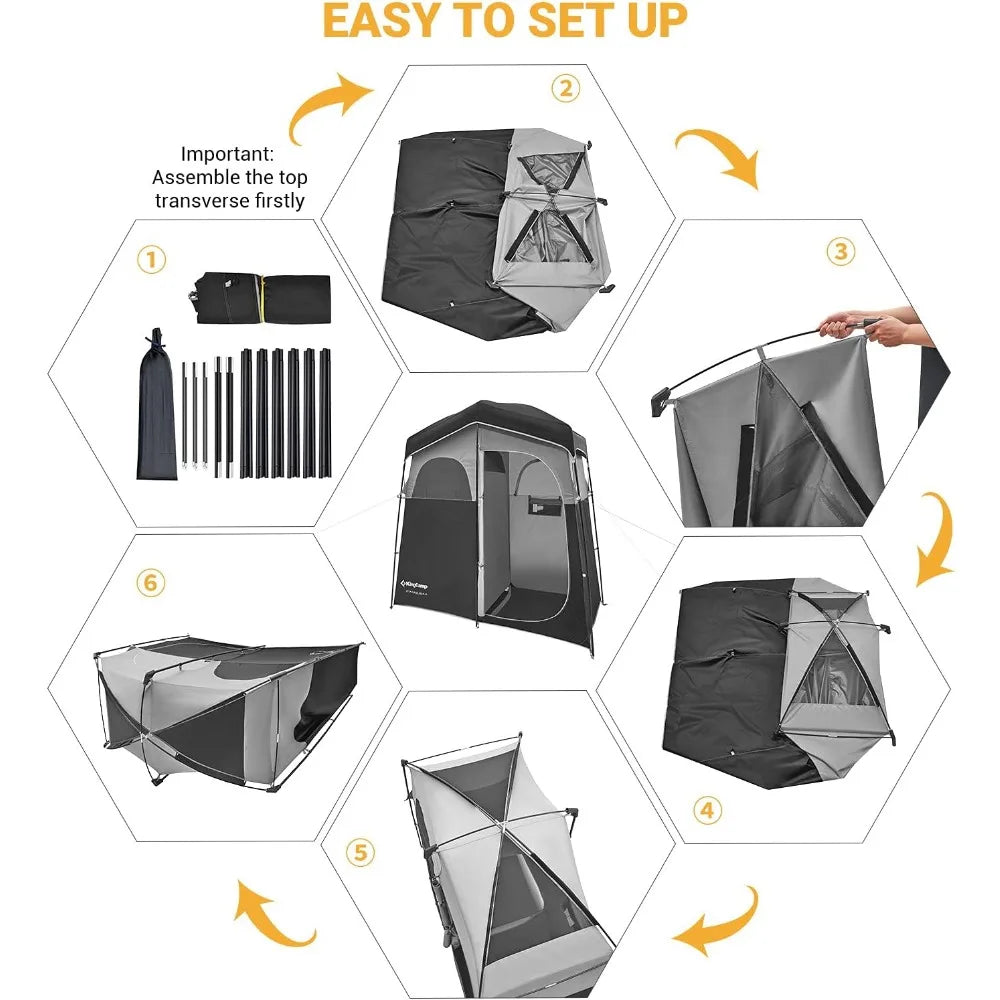 Deluxe Outdoor Privacy Tent with Floor