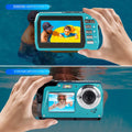 Under water 4K Dual-Screen Camera