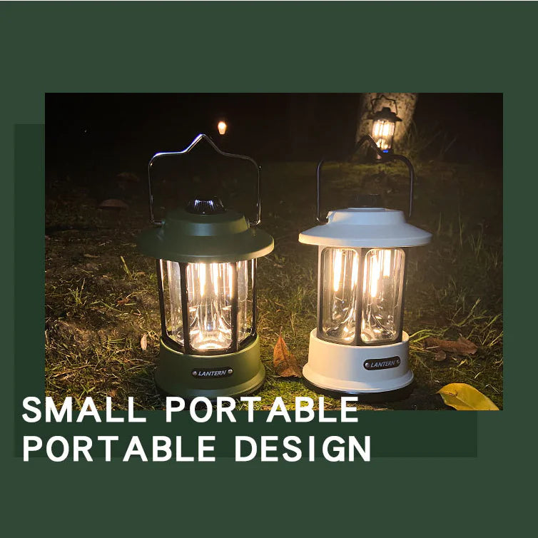 Vintage Campsite Glow Lamp