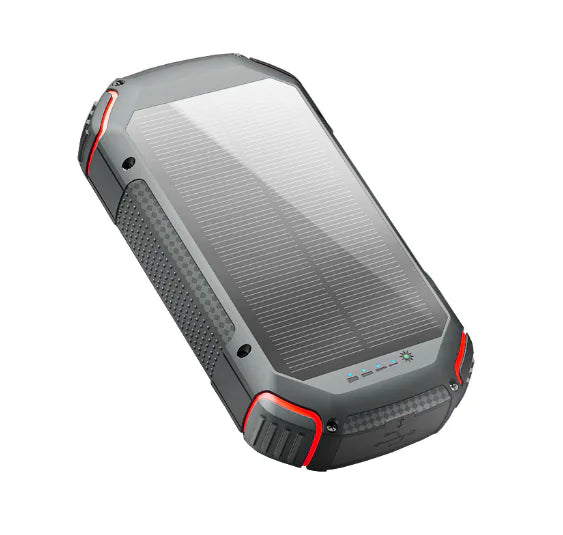 20000mAh Waterproof Solar Power Bank with Red Light