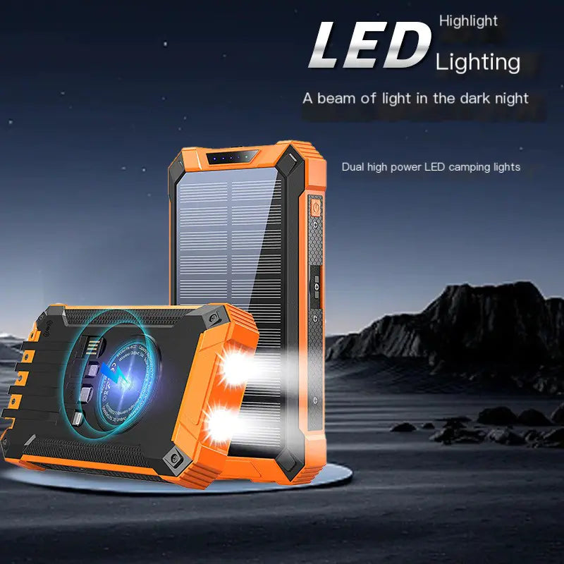SolarCharge High-Capacity Outdoor Power Bank
