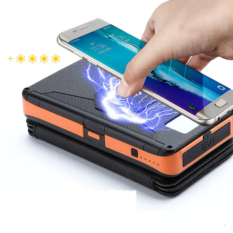 20000mAh Waterproof Magnetic Solar Power Bank