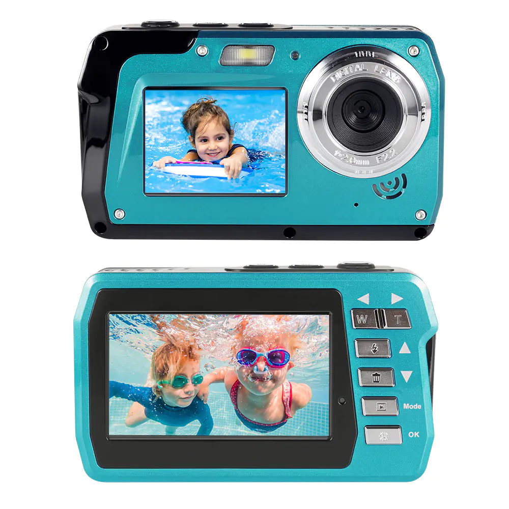Under water 4K Dual-Screen Camera
