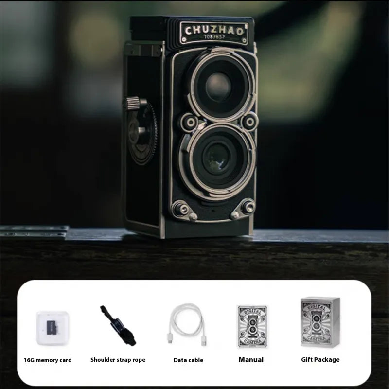 Retro, Compact HD Twin-Lens Cam