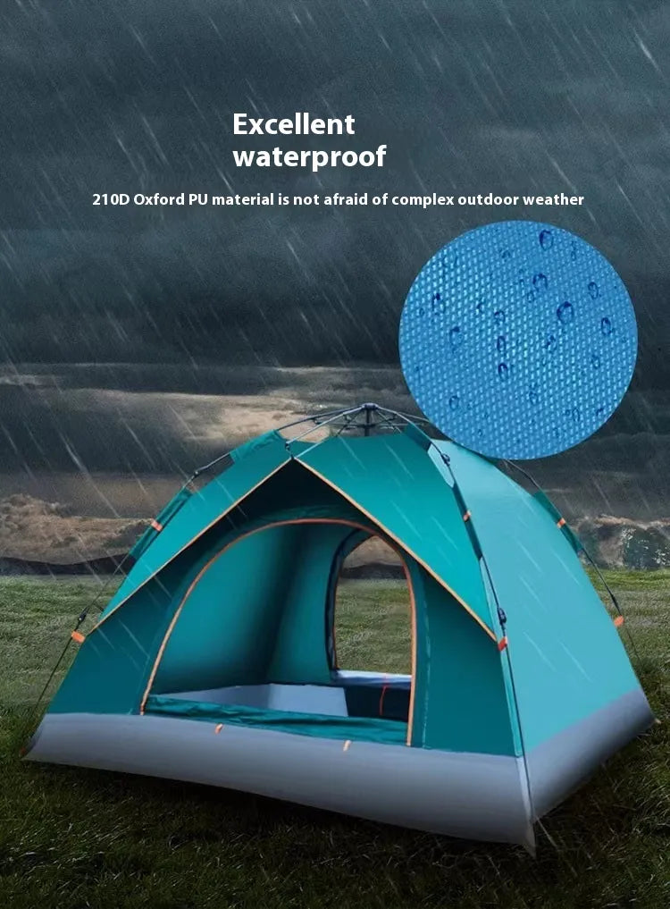 3-4 Double Automatic Camping Tent