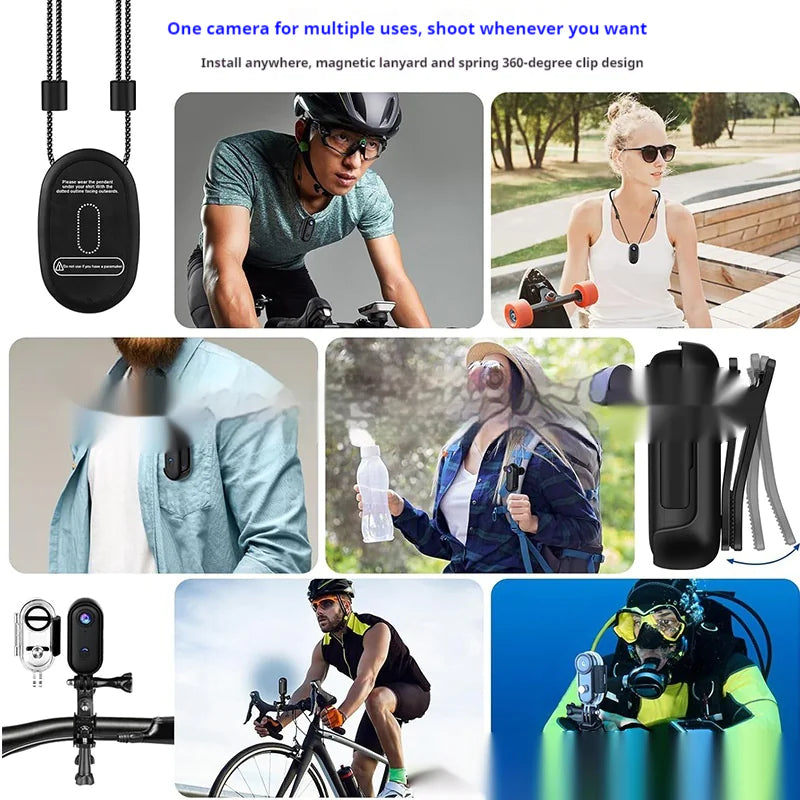 HD Mini Waterproof Helmet Camera