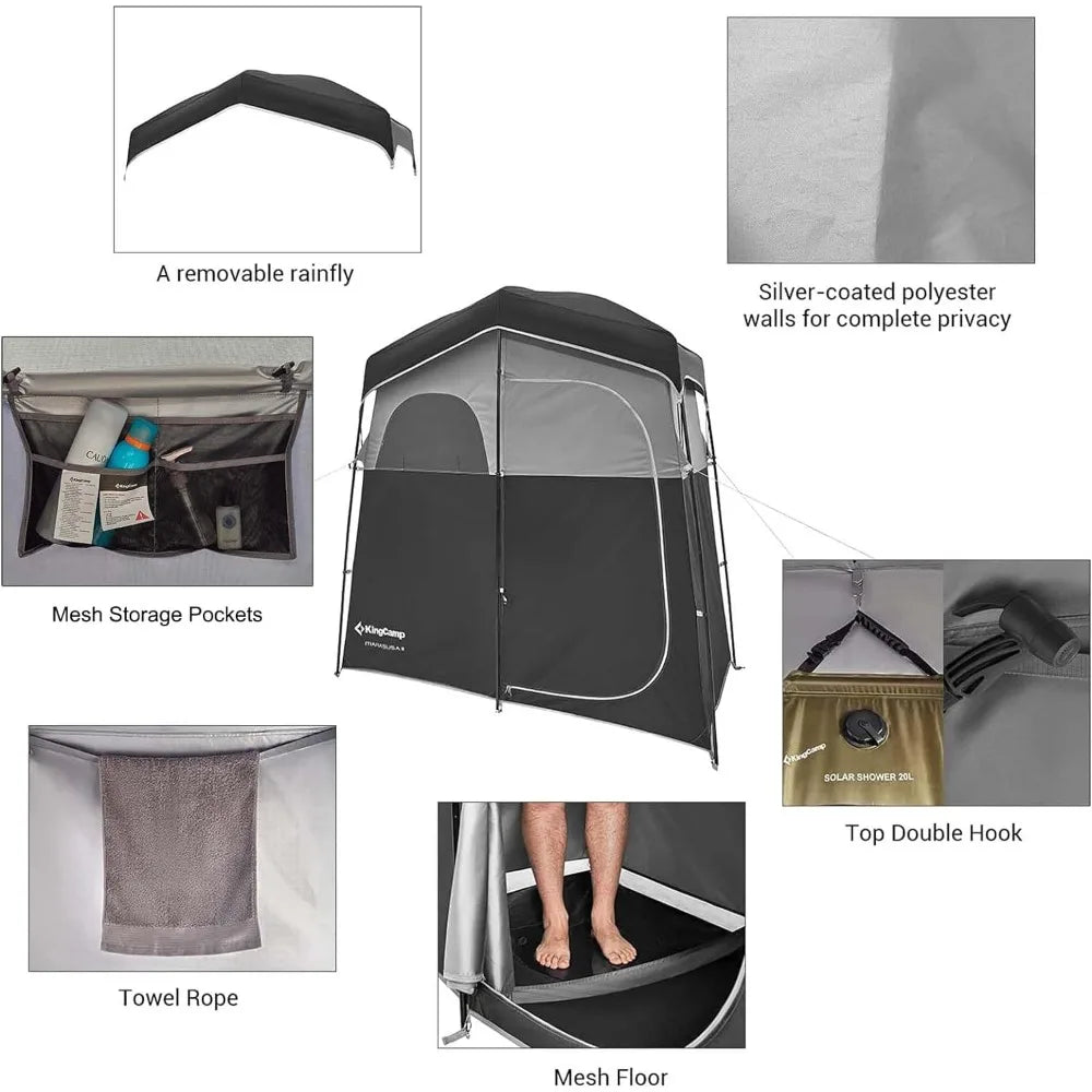 Deluxe Outdoor Privacy Tent with Floor