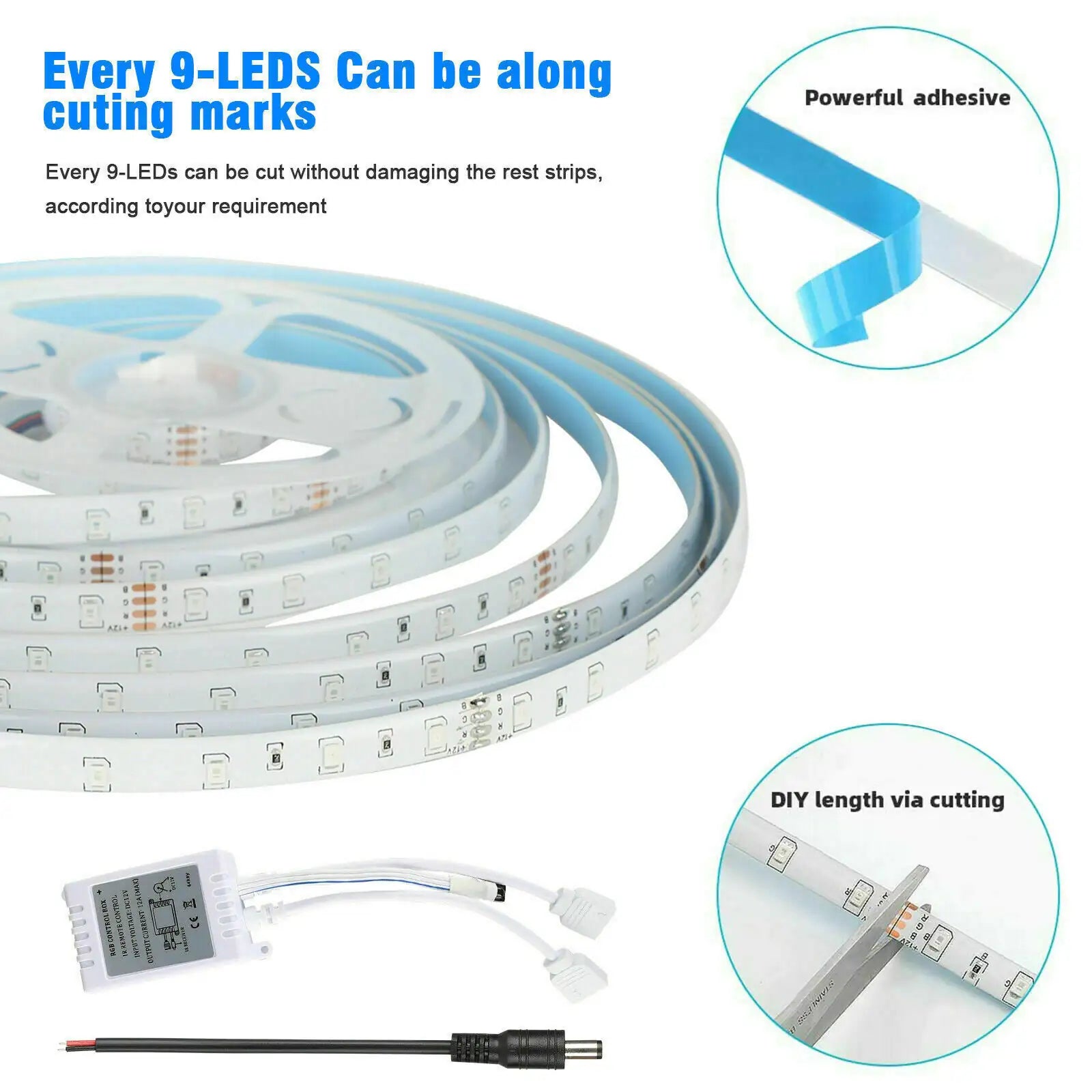 Waterproof 32FT LED Flexi-Strips with Remote