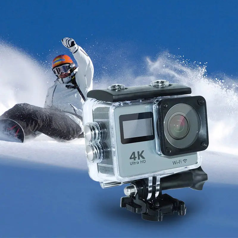 Waterproof Adventure Cam with 4K Twin View