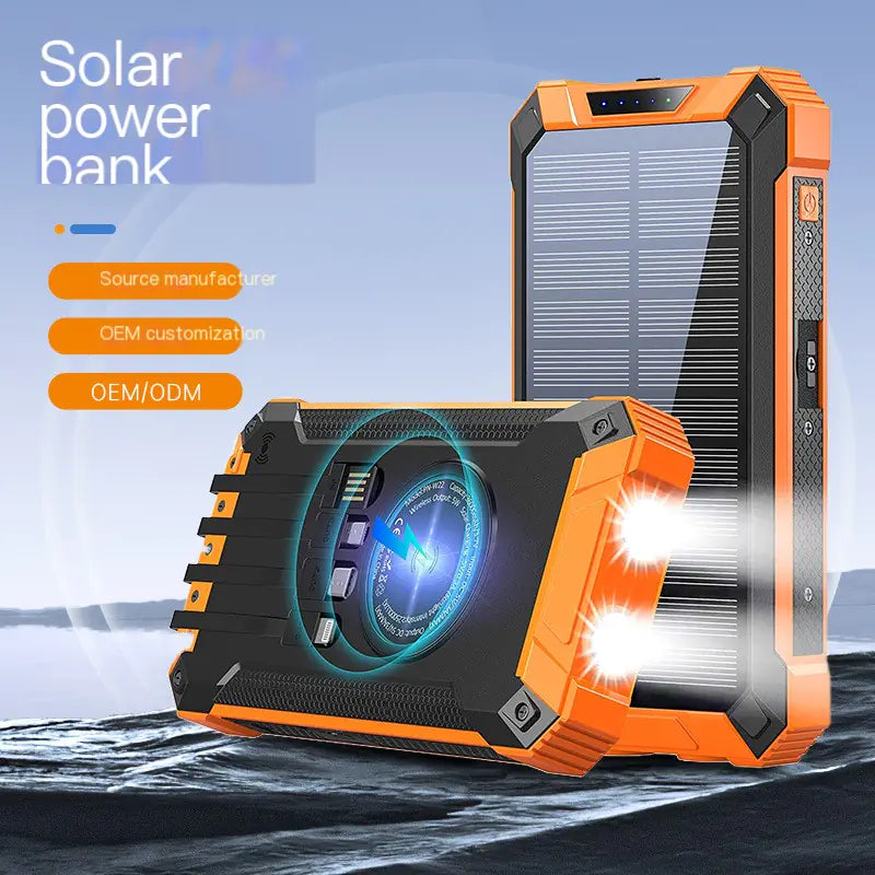 SolarCharge High-Capacity Outdoor Power Bank